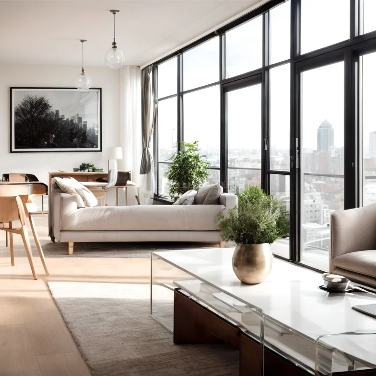 高層マンションの夜景